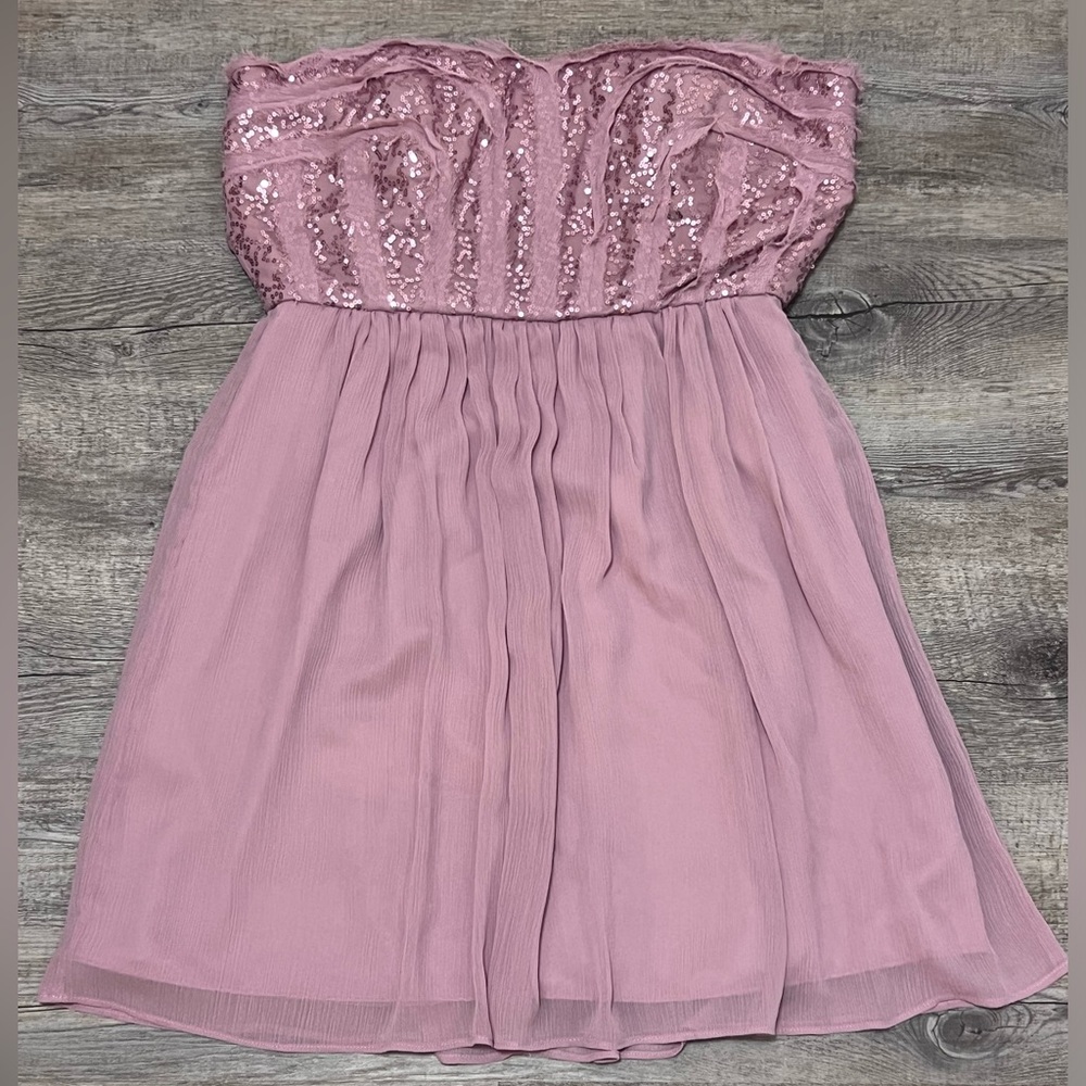 BCBG Paris size S strapless mini dress